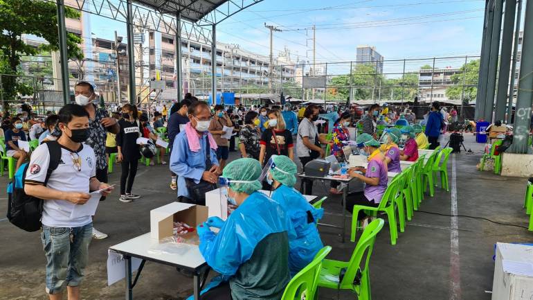Central Din Daeng Market, COVID-19, Bangkok