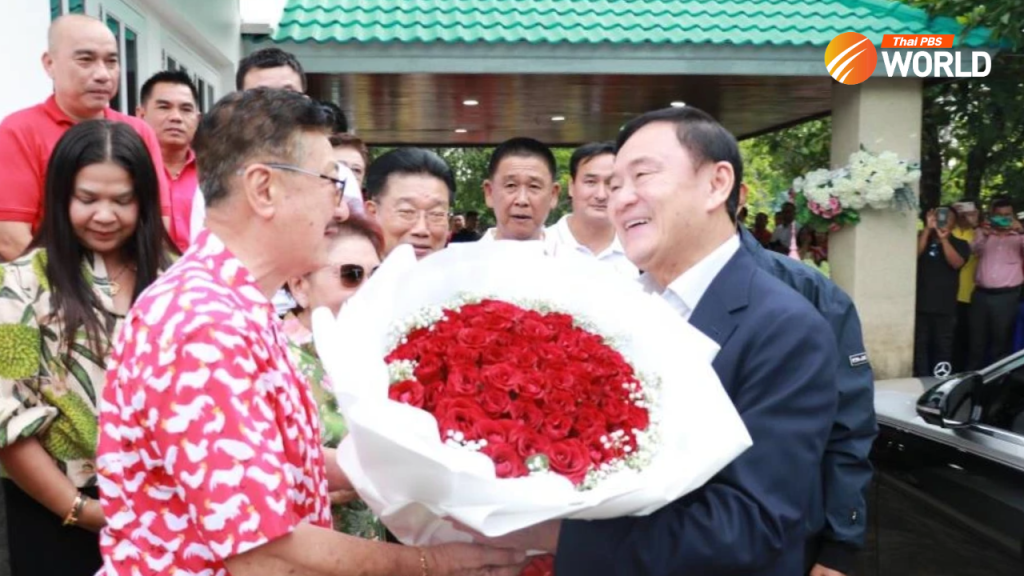 Thaksin promises to regain House seats lost in Nonthaburi Thai PBS World